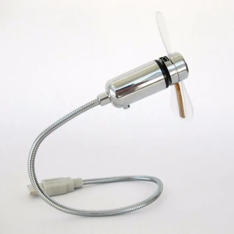 New Mini USB Fan Gadgets Flexible Gooseneck LED Time Display Cool Watch for Laptop Notebook PC High Quality Durable Adjustable |