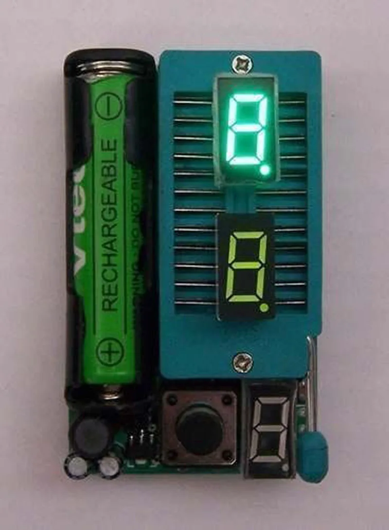 IC Tester Detect ntegrated Circuit Optocoupler test Meter LM339/ LED USB TEST 74HC 74LS CD4000 HEF400 4500 54 | Электроника