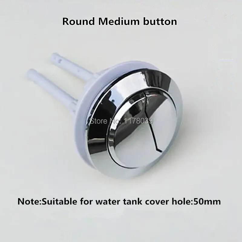 

Inside diameter 4.8cm Round Toilet Flush dual push button,Suitable for Toilet water tank ceramics cover round hole 50mm,J17362