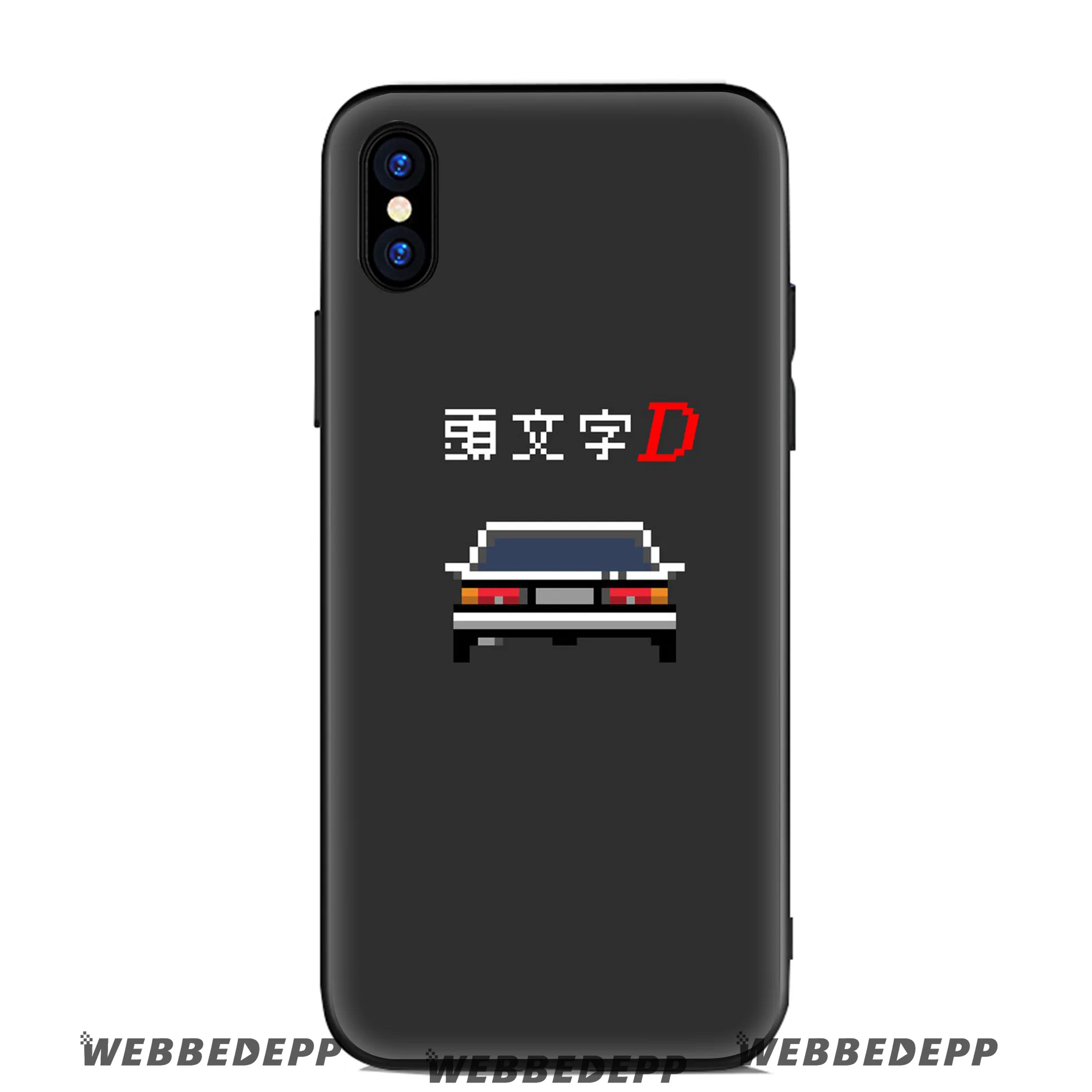 WEBBEDEPP INITIAL D AE86 Soft Silicone Case for Apple iPhone 11 Pro Xr Xs Max X or 10 8 7 6 6S Plus 5 5S SE TPU |
