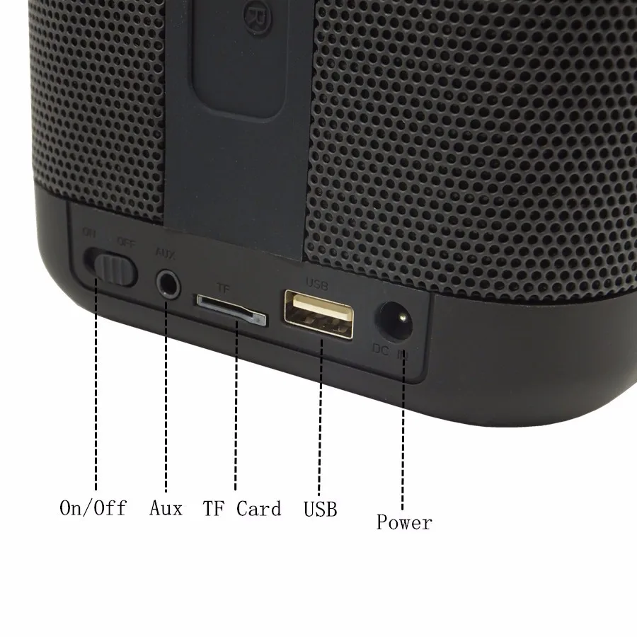 16 Вт большой мощности bluetooth динамик, открытый портативный Aux бас Колонка НЧ-динамик usb спикер беспроводной для компьютера mp3 Телефон Сардины