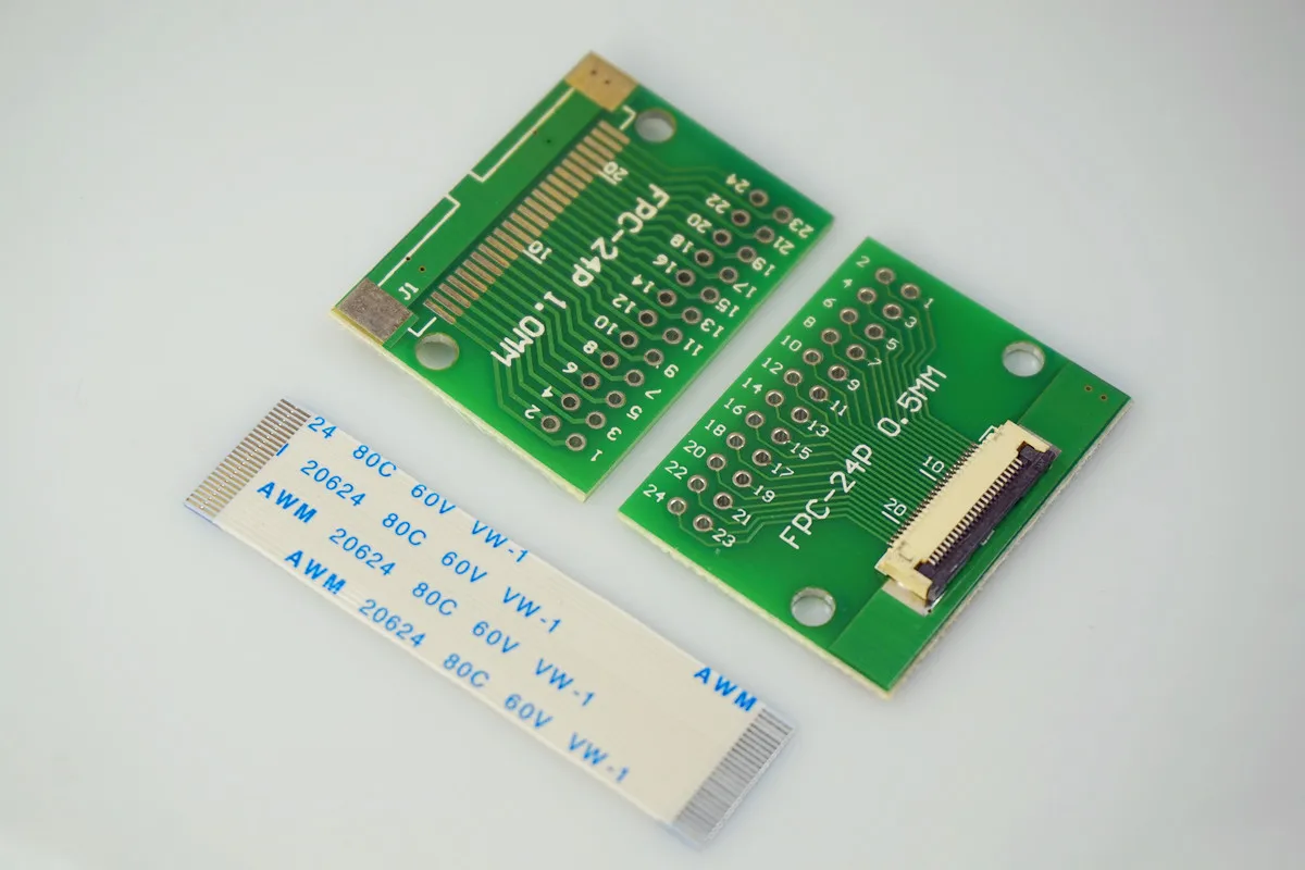 Кабель FFC FPC 2 комплекта 24 контакта 0 5 мм шаг до 54 сквозное отверстие DIP PCB адаптер 100