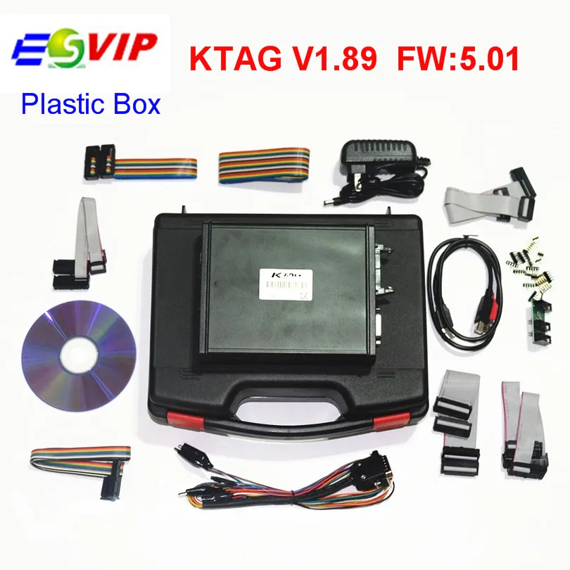 Высокое качество V1.89 KTAG K-TAG прошивка V5.01 ECU Инструмент программирования с