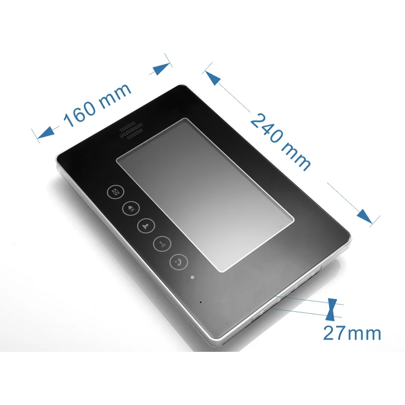 Бесплатная доставка Новый сенсорный ключ 7 &quotВидеодомофоны домашний телефон