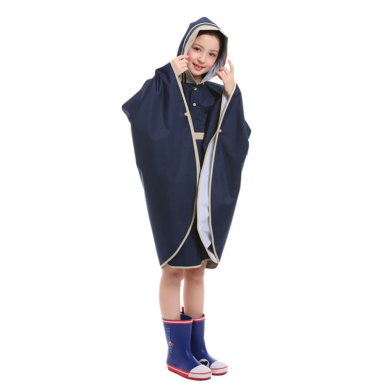 Милый дождевик для детей мультяшный непромокаемый девочек водонепроницаемое
