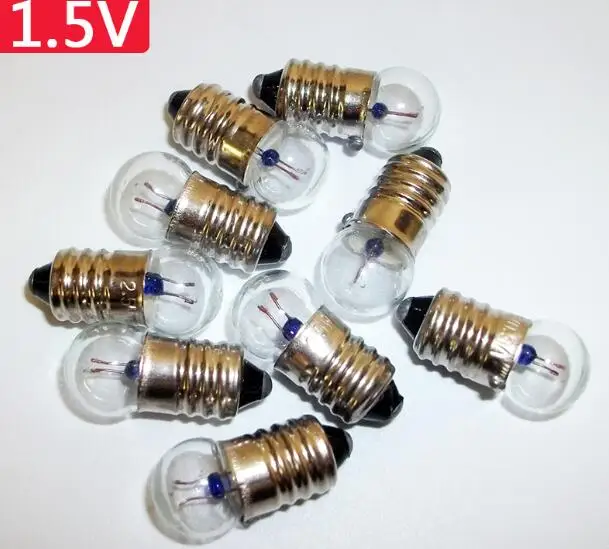 1.5V 0.3A 50 шт./лот научно-исследовательских физической автоматическая проверка бусинковые лампы 1,5 V 2,5 V 3,8 V 0.3A вспышка светильник ing эксперимент светильник лампы оборудования - Испускаемый цвет: 1.5V 0.3A