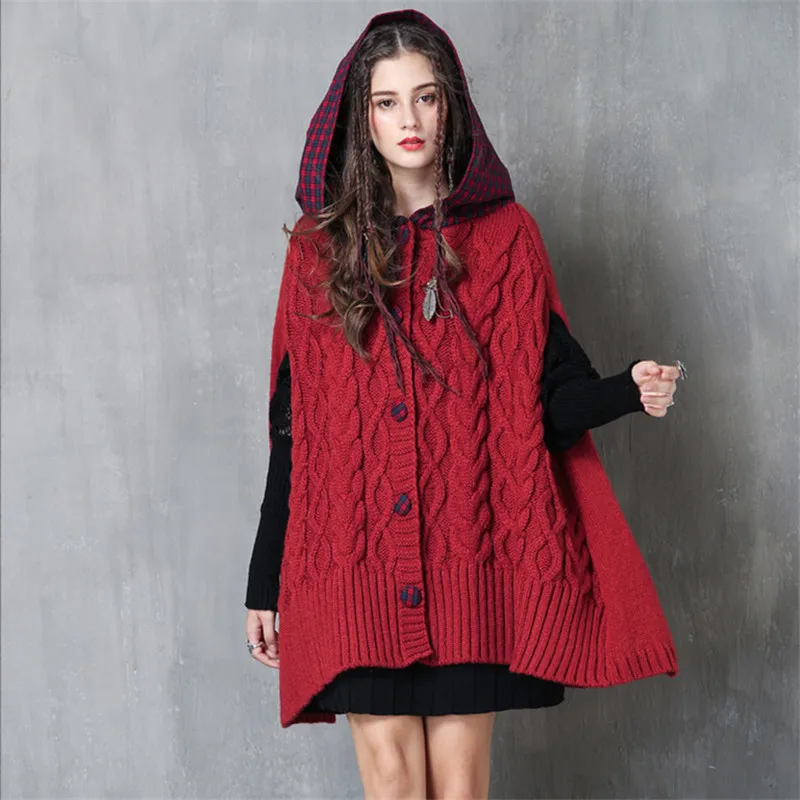 Винтажный хлопковый шерстяной свитер пальто для женщин теплый жилет однобортный