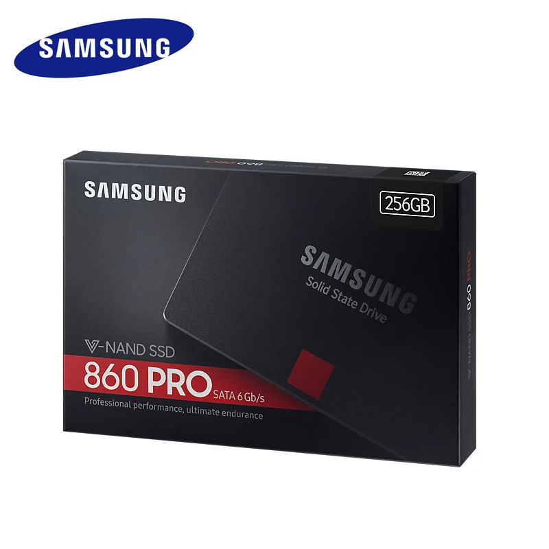 Samsung 860 Pro Внутренний твердотельный диск 1 ТБ Ssd Sataiii Sata3 2 5 дюймов V-nand Endurance ноутбук