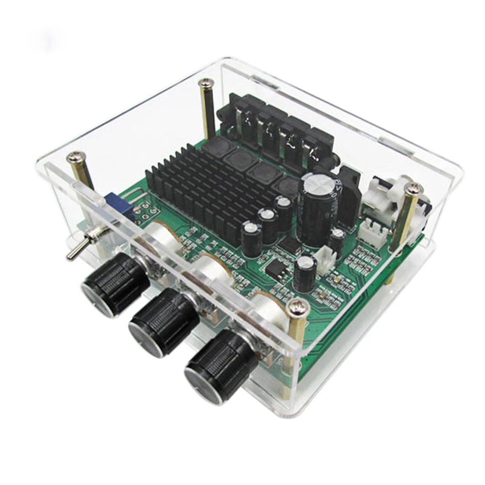 AIYIMA XH M570 TPA3116D2 DC24V AC17V 80W * 2 стерео TPA3116 цифровой усилитель звука предусилитель тона