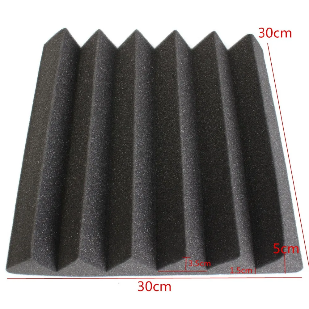 1 шт. 30*30*5 см Звукоизоляционная пена акустическая обработка звука студия