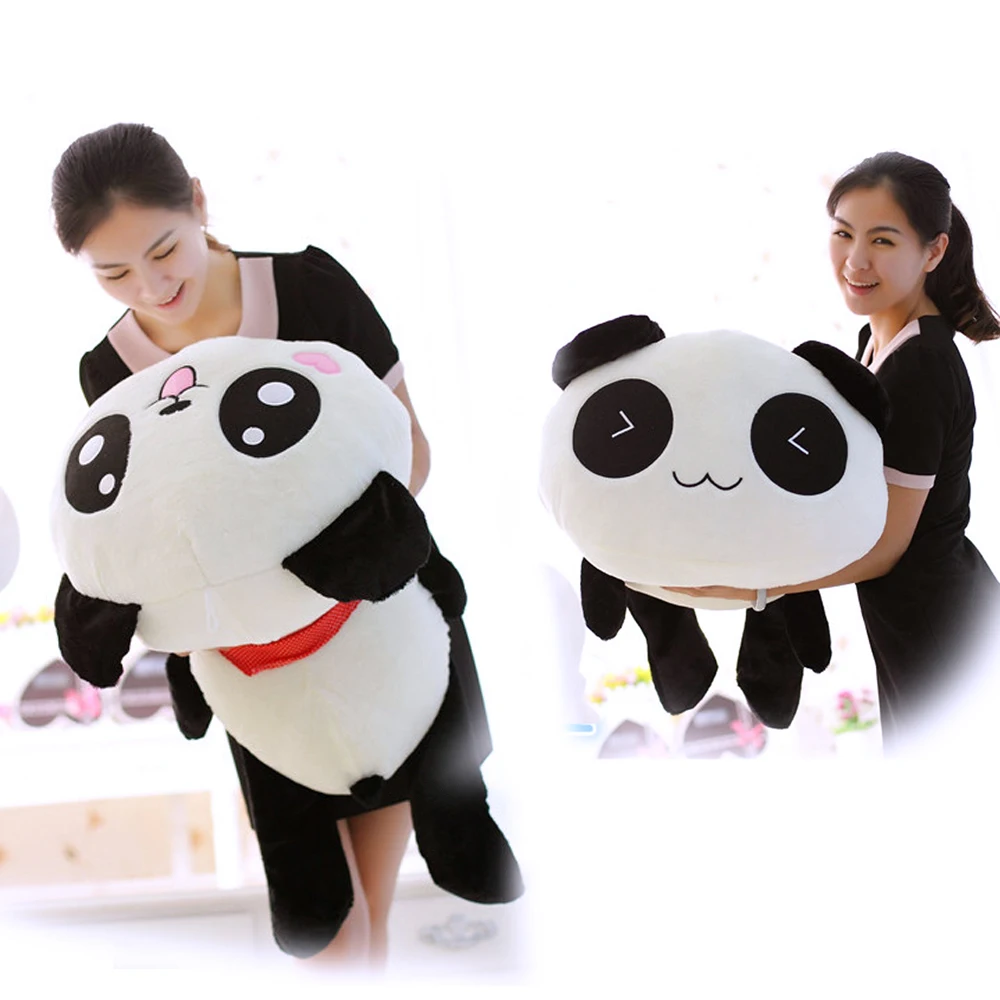 25 см Kawaii мультфильм Животные плюшевая большая голова панда кукла искусственная