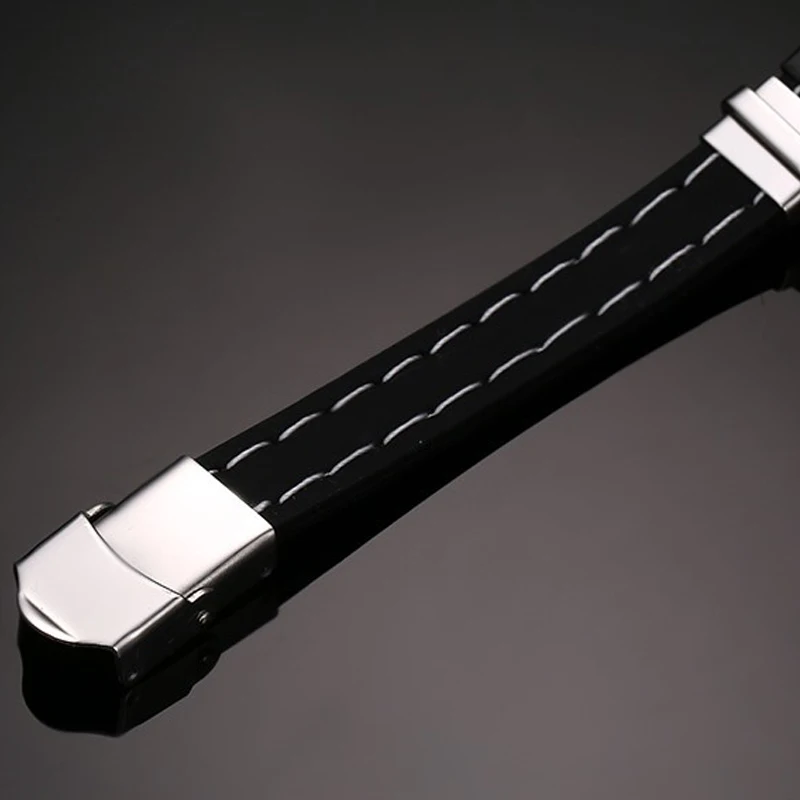 Магнитный мужской браслет Gay Pride силиконовые браслеты из нержавеющей стали