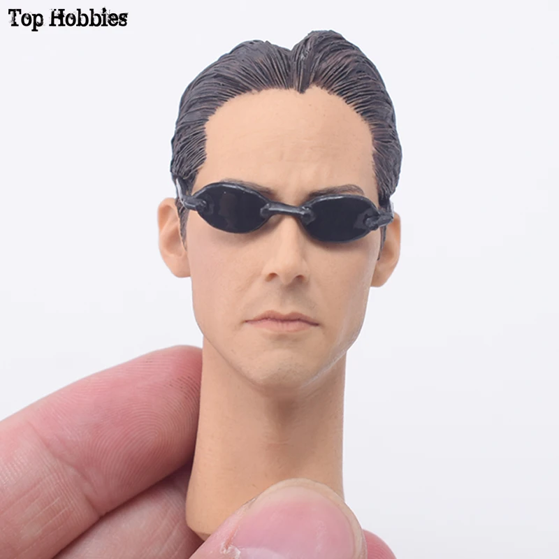 KUMIK 1/6 Scale Headplay Keanu Reeves Head Sculpt Neo Matrix 1:6th Мужская головка Scuplt резьба подходит 12 дюймов