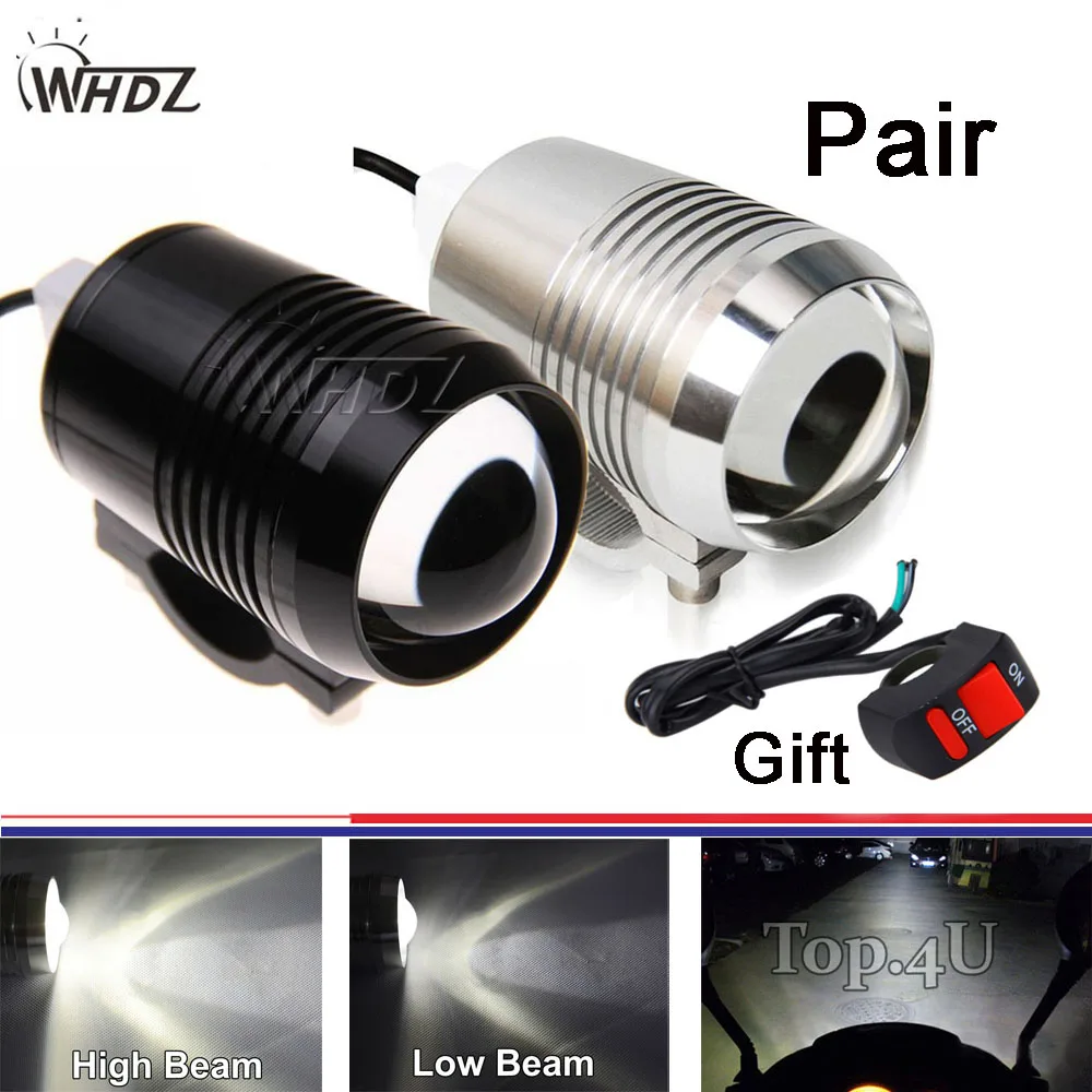 Комплект 2 шт. 12v 30w U2 водить мотоцикл Точечный светильник верх ближнего головка