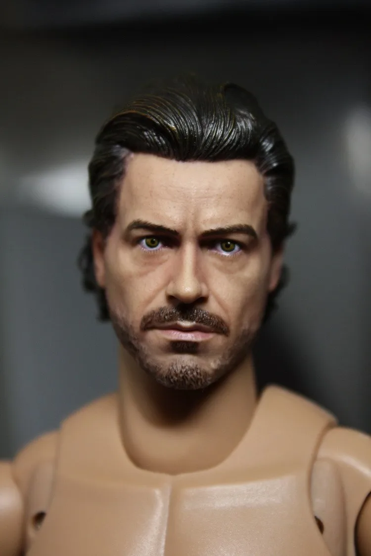 1/6 Шерлок Холмс Робер Дауни Jr. головной убор для DIY12in части куклы Мужской формы головы, не включает тело и одежду
