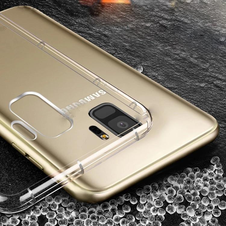 Полностью прозрачный чехол для Samsung Galaxy A9 Star A8 J2 Pro J3 2018 S9 Plus мягкий из ТПУ с