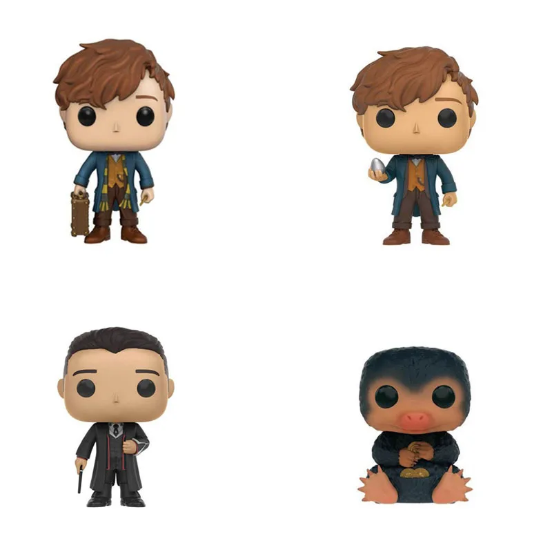 Новинка с фантастическими животными и где найти их GRAVES NIFFLER SCAMANDER фигурка Bobble Head Q