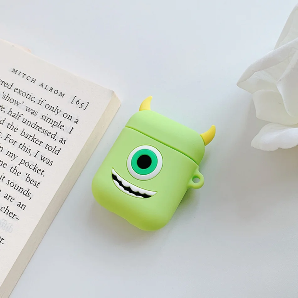 3D чехол для наушников для AirPods, силиконовый чехол с милым мультяшным изображением сакуры, Розовая звезда, Крыло ангела, чехол для Apple Air pods, 2 кольца на палец