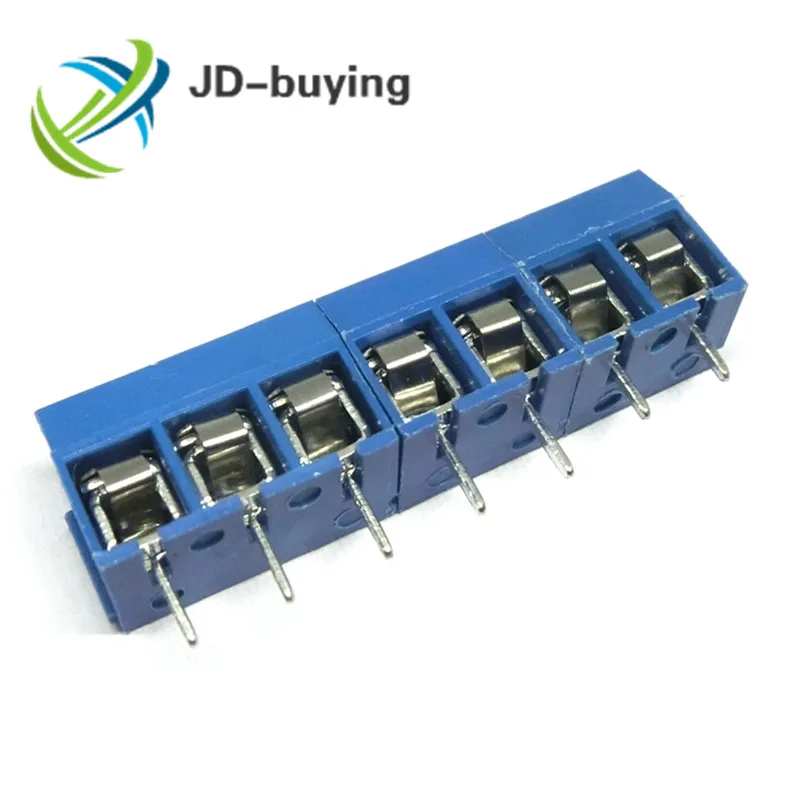 10 шт./лот KF301-2-10P KF301-5.0-2-10 KF301 винт 2-10Pin 5,0 мм прямой контактный PCB винт Клеммная колодка Разъем