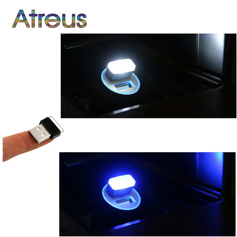 Автомобильный Стайлинг атмосферная светодиодная подсветка USB автомобильные