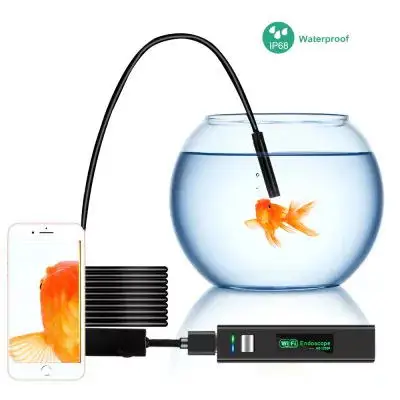2/3. 5/5/7/10 м USB эндоскопа Камера HD 1200 P мягкие трубка Беспроводной Wi-Fi бороскоп видео