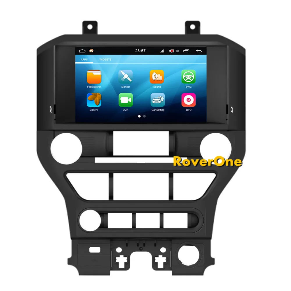 RoverOne Android 8,0 Автомобильная Мультимедийная система для Ford Mustang+ Радио Стерео DVD gps навигация медиа музыкальный плеер PhoneLink