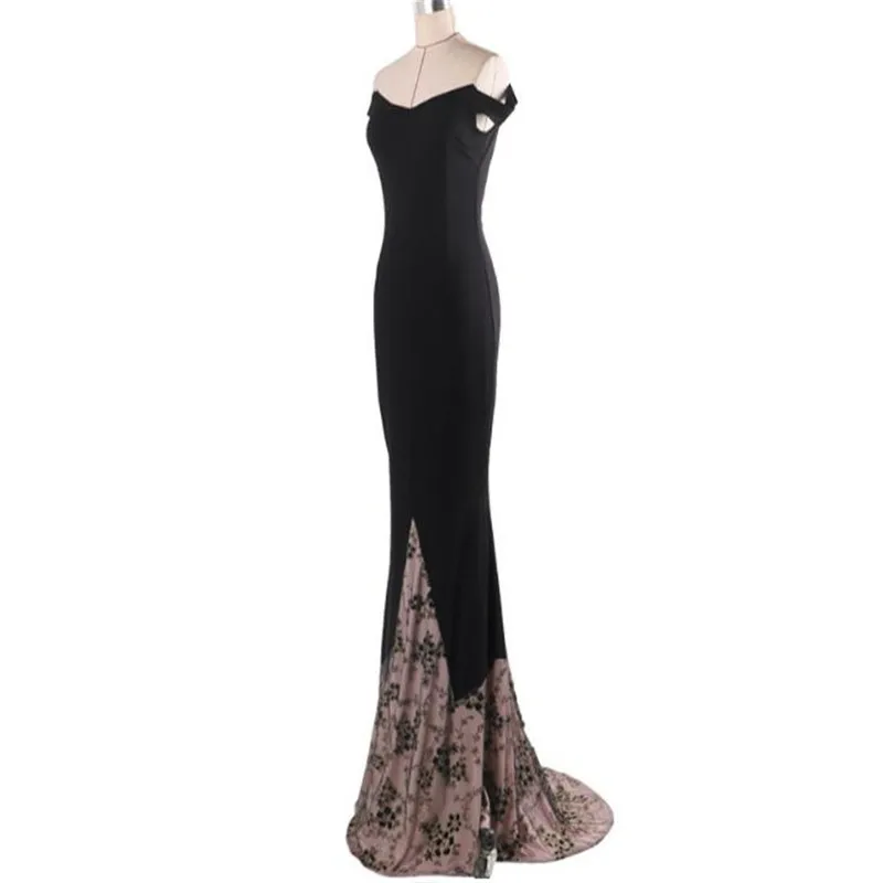 European and American Dresses With Breast-wrapped Shoulder-bared Fashionable Sexy Buttocks Tail | Женская одежда