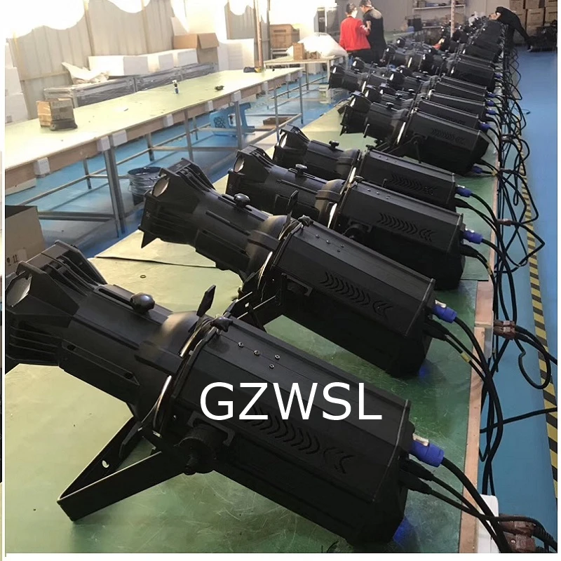 PowerCon IN& OUT электронный затемнение 200 Вт COB светодиодный цветной Точечный светильник для автомобильного двигателя авто выставка