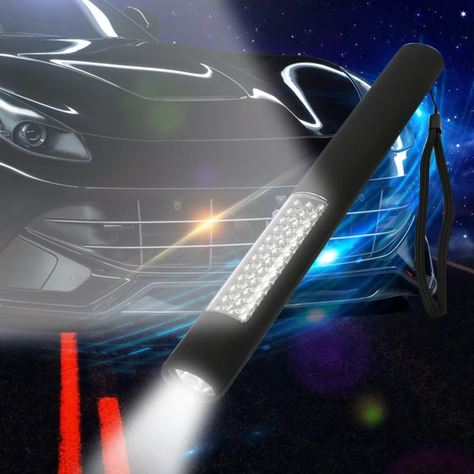 Фонарик на магните 37 светодиодов 2 режима с ремешком запястье|Фонарики и