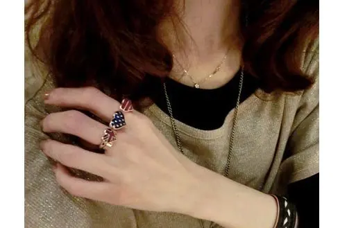 2015 new2015 новинка счастливый ребенок ретро сердца дикий кольцо ювелирные изделия