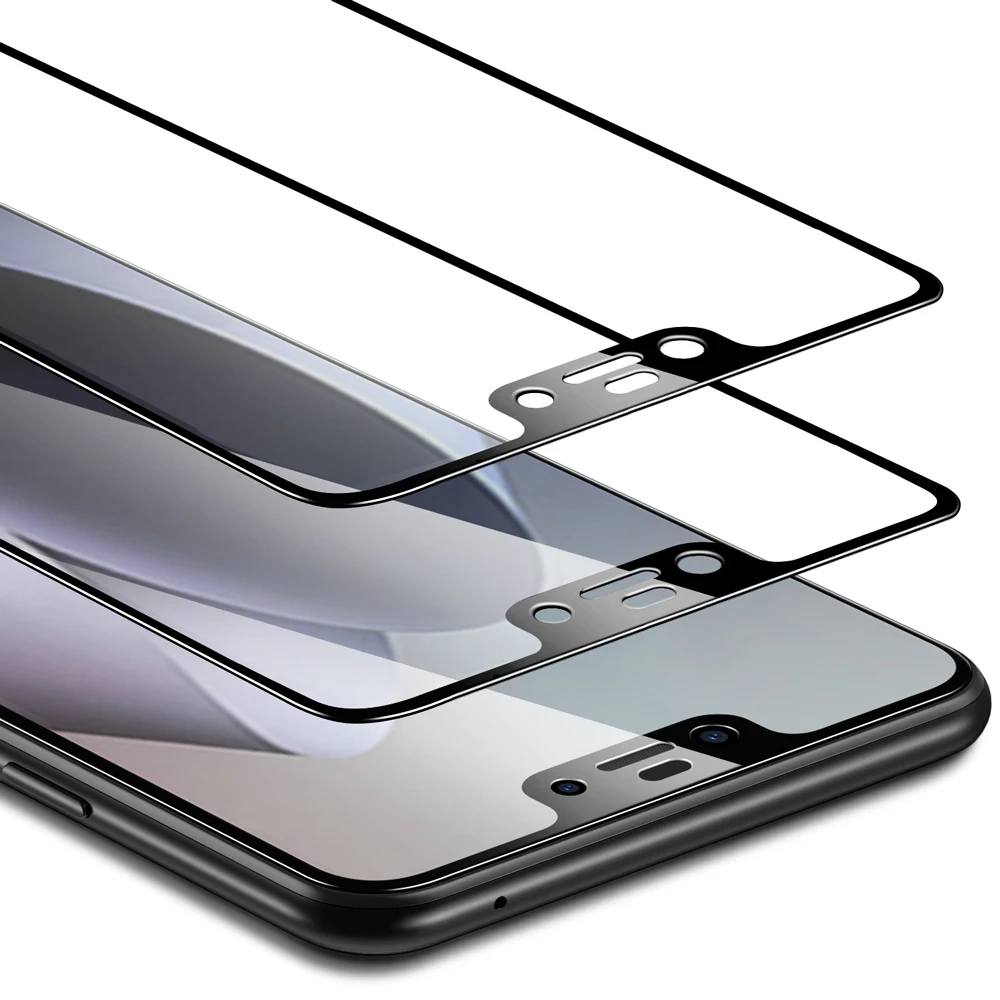 2 шт./лот ESR Защита экрана для Google Pixel 3& 3XL стеклянная Передняя пленка 3X крепкое полное покрытие закаленное стекло для Google Pixel 3XL