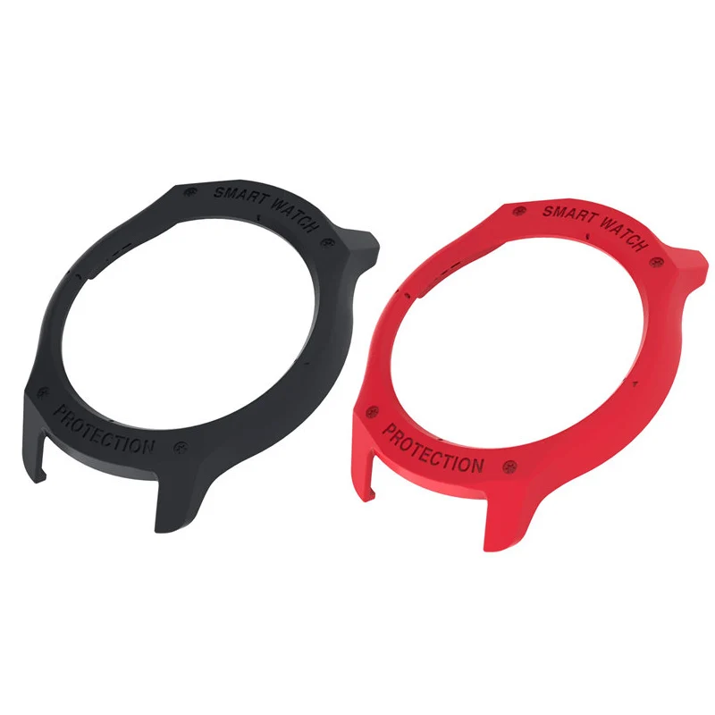 2-pack black red Для ticwatch 2 Чехол SIKAI Твердый защитный чехол Красочный легкий корпус ПК - Цвет: 2-pack black red
