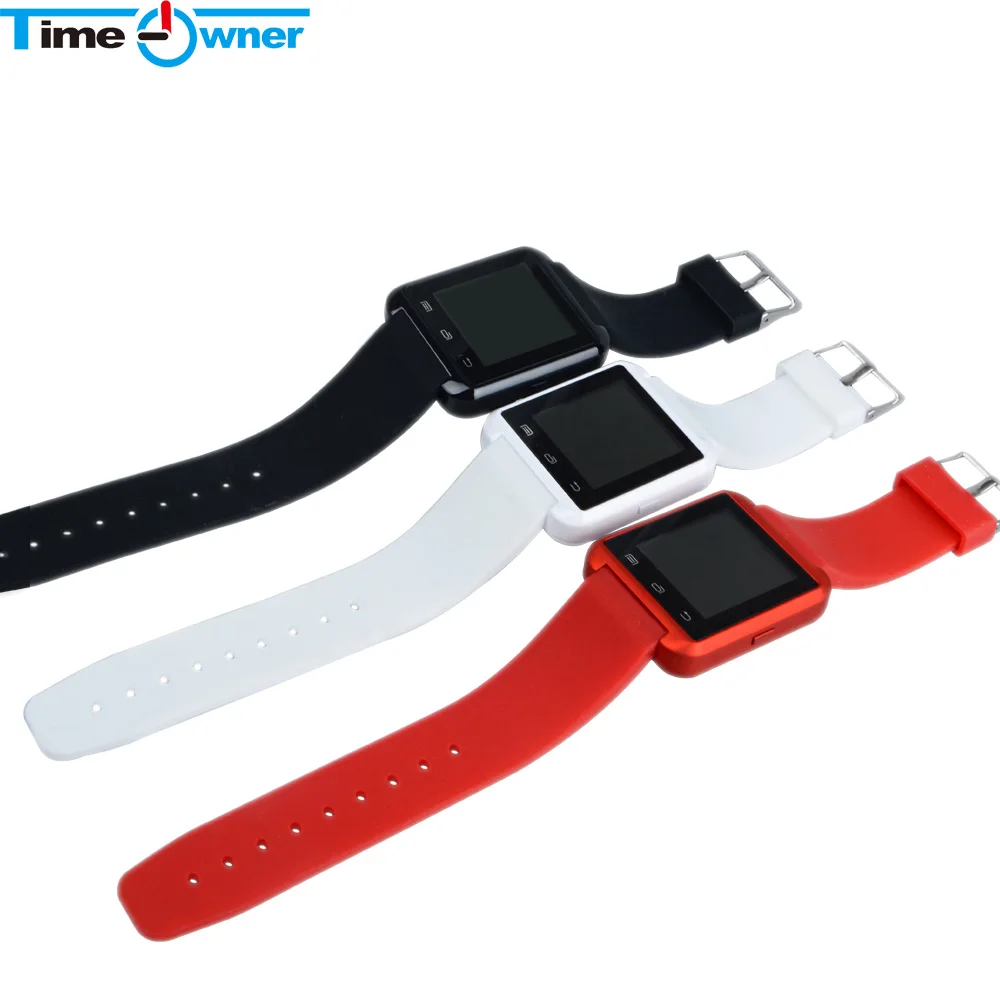 Bluetooth Smart часы U8 наручные SMS сообщение уведомления умных часов для Android смартфон