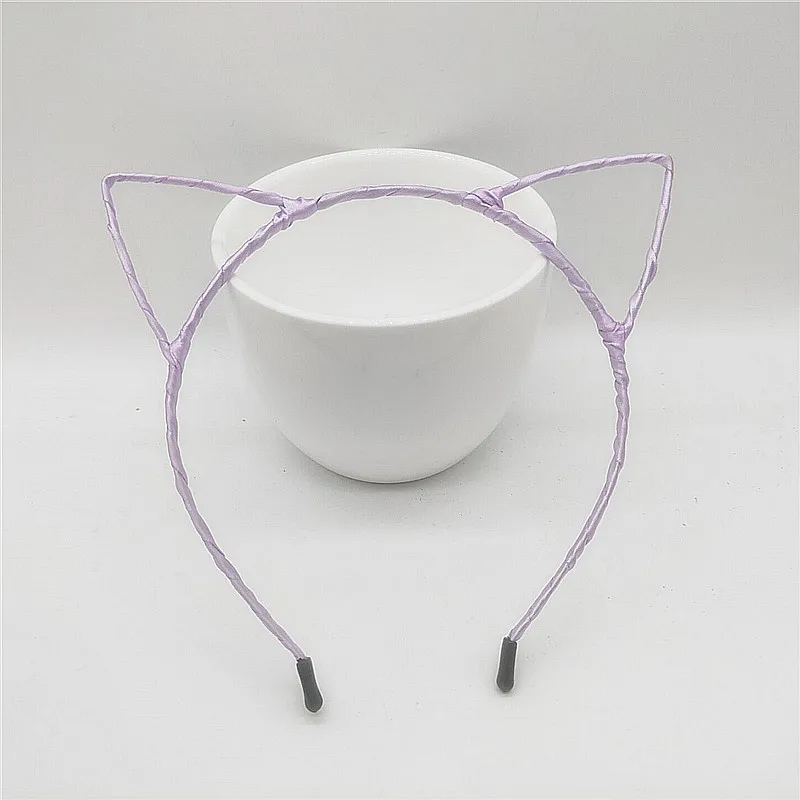 Новинка Модная забавная заколка с кошачьими ушками в виде ободка для волос с ободком в виде маленькой головы дьявола.