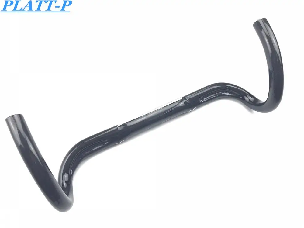 

Newest lighter 174g FW PLATT Bicycle path UD full carbon fiber handlebar road bicycle parts 31.8 * 400/420 / 440mm glossy shine