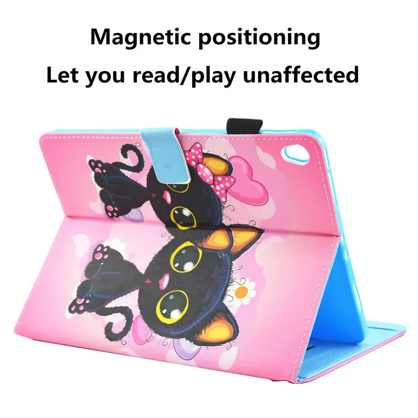 Case For iPad Pro 11&quot (2018) Smart Cover Funda New 11 inch 2018 Cat Panda Pattern PU Leather Stand Shell+Film+Pen | Компьютеры и