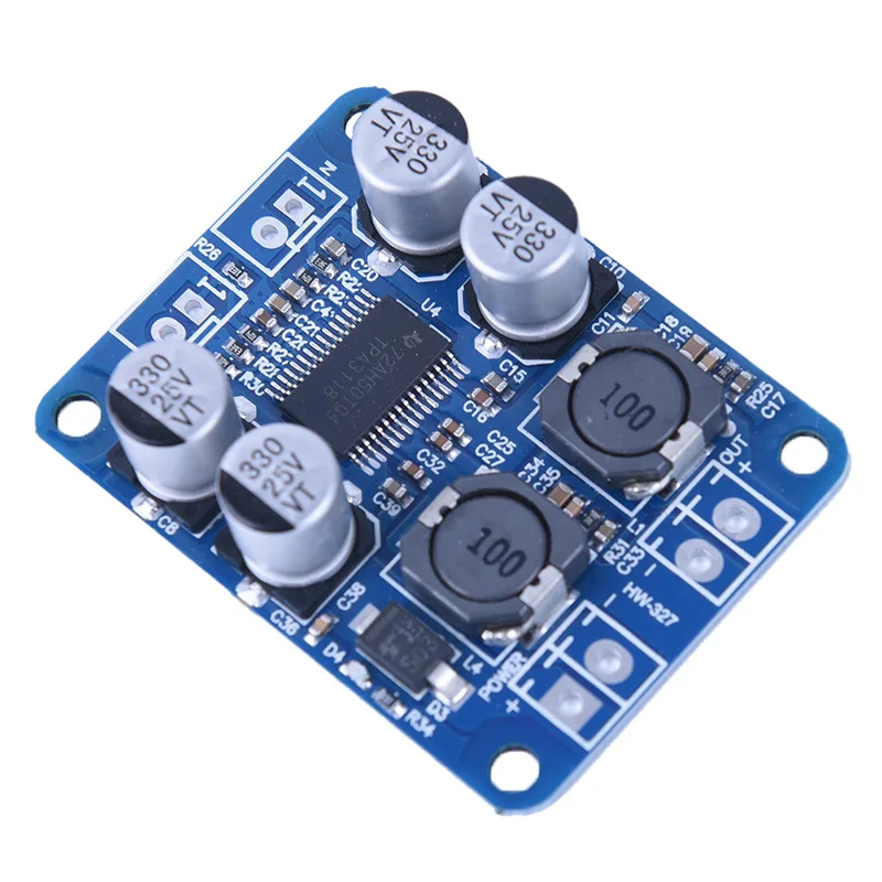 Цифровой аудио усилитель TPA3118 PBTL моно плата AMP модуль чип 1X60W 4-8 Ом мощности DC8-24v |