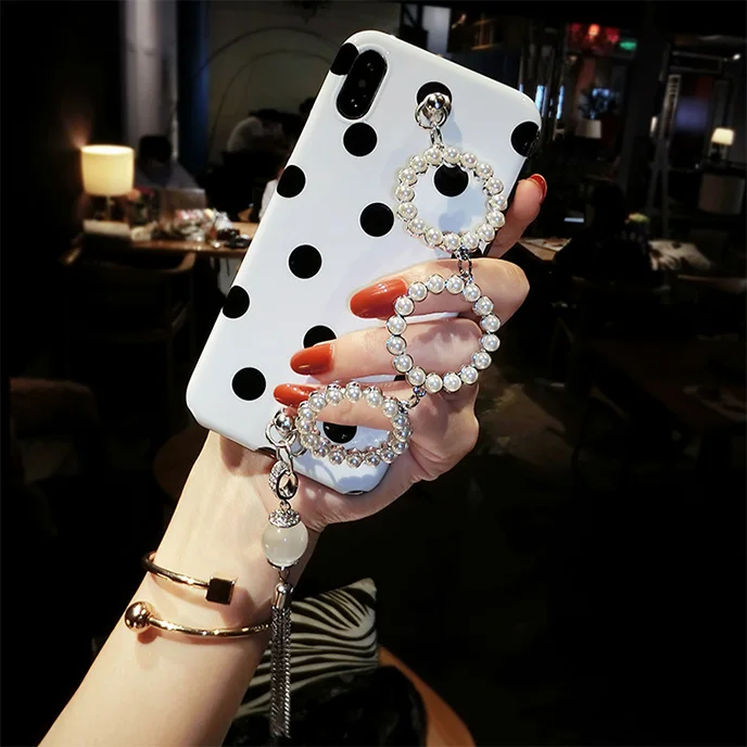 Лидер продаж роскошные Сексуальная Перл ремень чехол для телефона samsung S7 край с