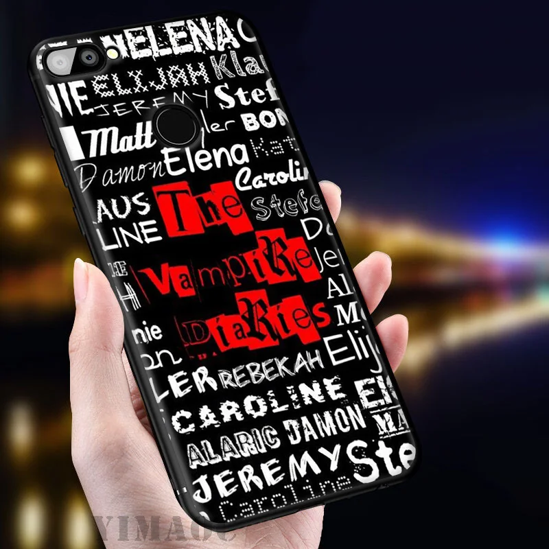 YIMAOC вампира Дневники мягкий чехол для huawei Honor вид 20 10 8X8 8C 6A 7A 7X 7C Lite рro Y9 Y7 Y6 Prime 2018 2017