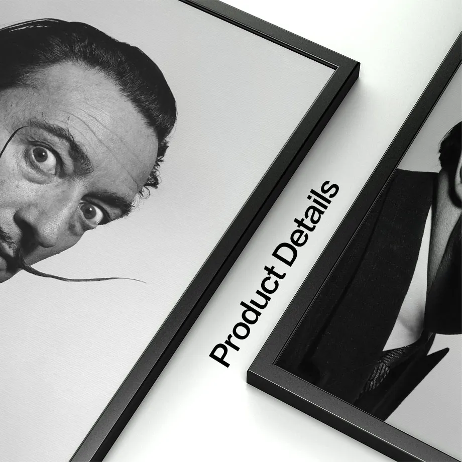 Настенные художественные холщовые картины Salvador Dali черно-белые фото плакаты на скандинавскую тему и принты настенные картины для декора гостиной салона