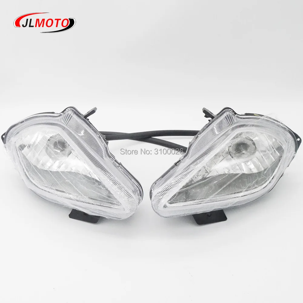 Передняя фара для Jinling Actionbikes Nirtro 150cc 200cc 250cc, 1 пара/2 шт., передняя фара 12 В, детали для электрического квадроцикла