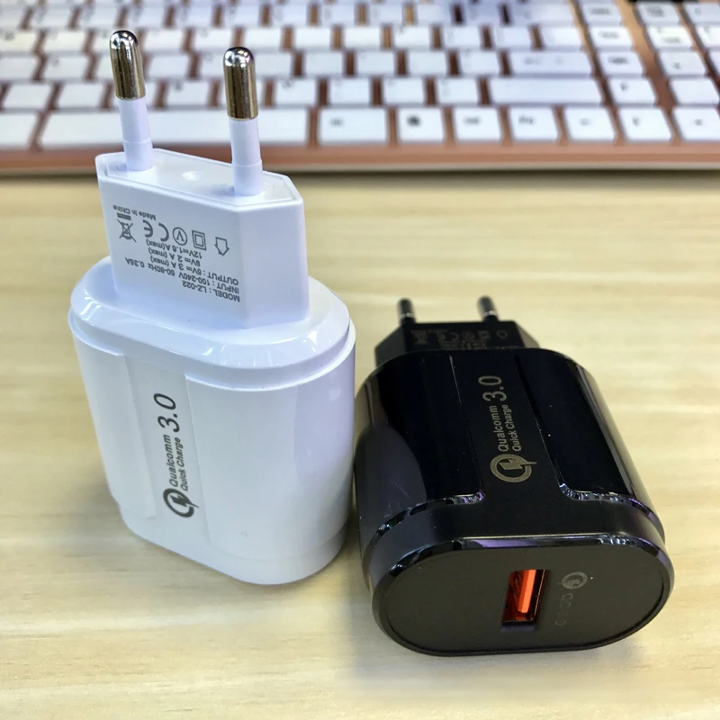 Oleeda Быстрая зарядка 3 0 USB настенное зарядное устройство совместимо с Samsung Galaxy S8 / +