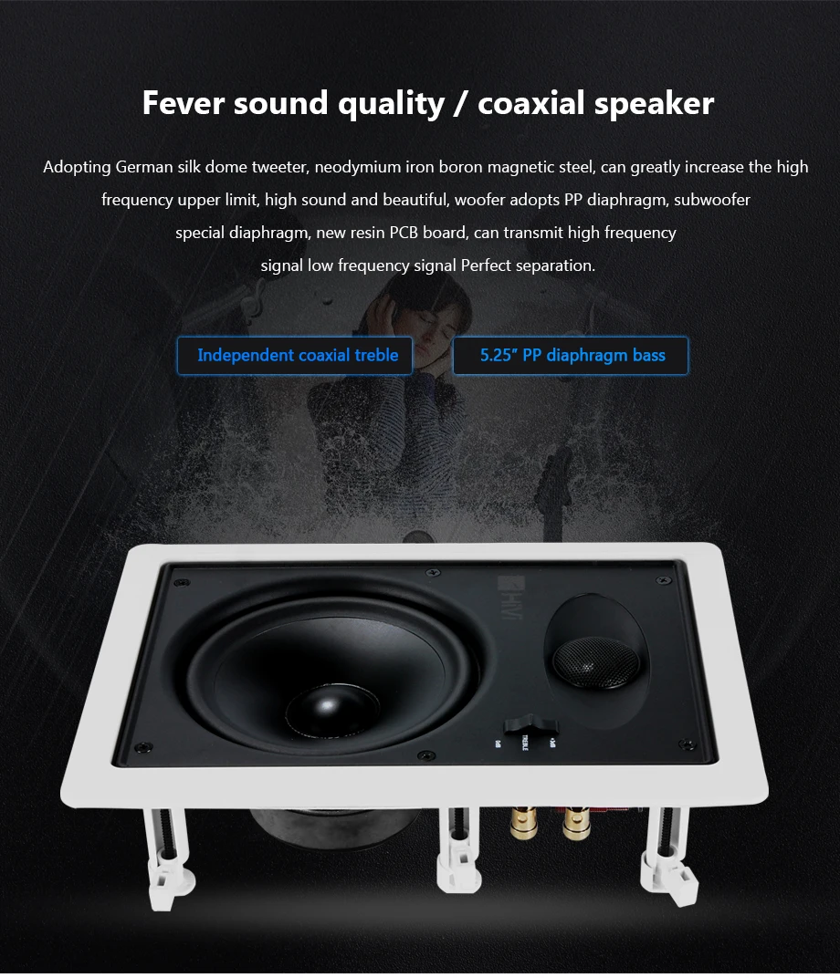 Oupushi vx5-w wifi прямоугольный потолочный динамик не нужен усилитель мощности для домашнего кинотеатра фоновая музыкальная система pa система