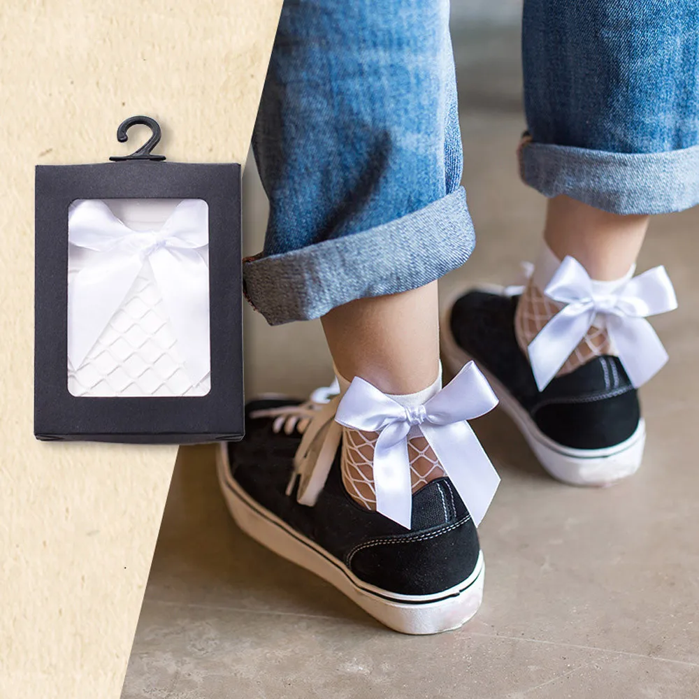 Женские Дышащие носки сетчатый кружевной верх с гофрированными вставками 50 *