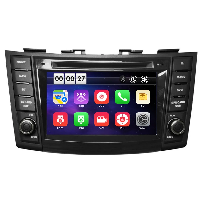 Два Din 7 дюймов Автомобильный dvd плеер для SUZUKI SWIFT 2011 с 3G Хост GPS навигация Bluetooth IPOD TV
