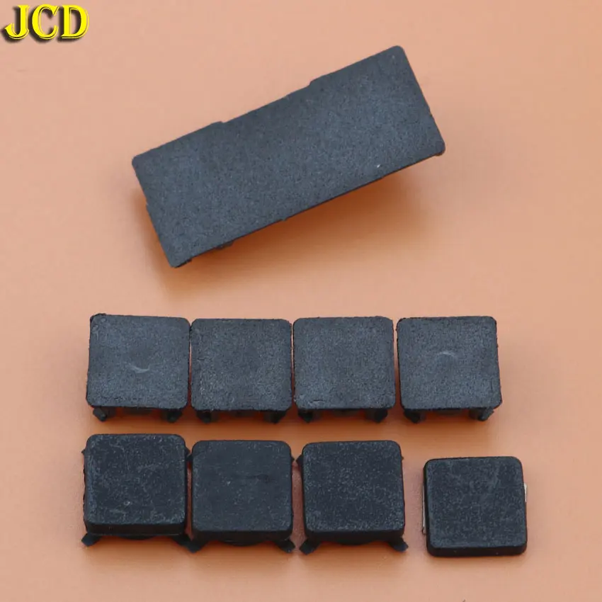 JCD 9 шт./компл. черный резиновой пробкой резьбовое отверстие Pad Пылезащитная заглушка для Пластик коврик для PS3 тонкий 2000/3000 консоли - Цвет: Pad Dust plug Plasti