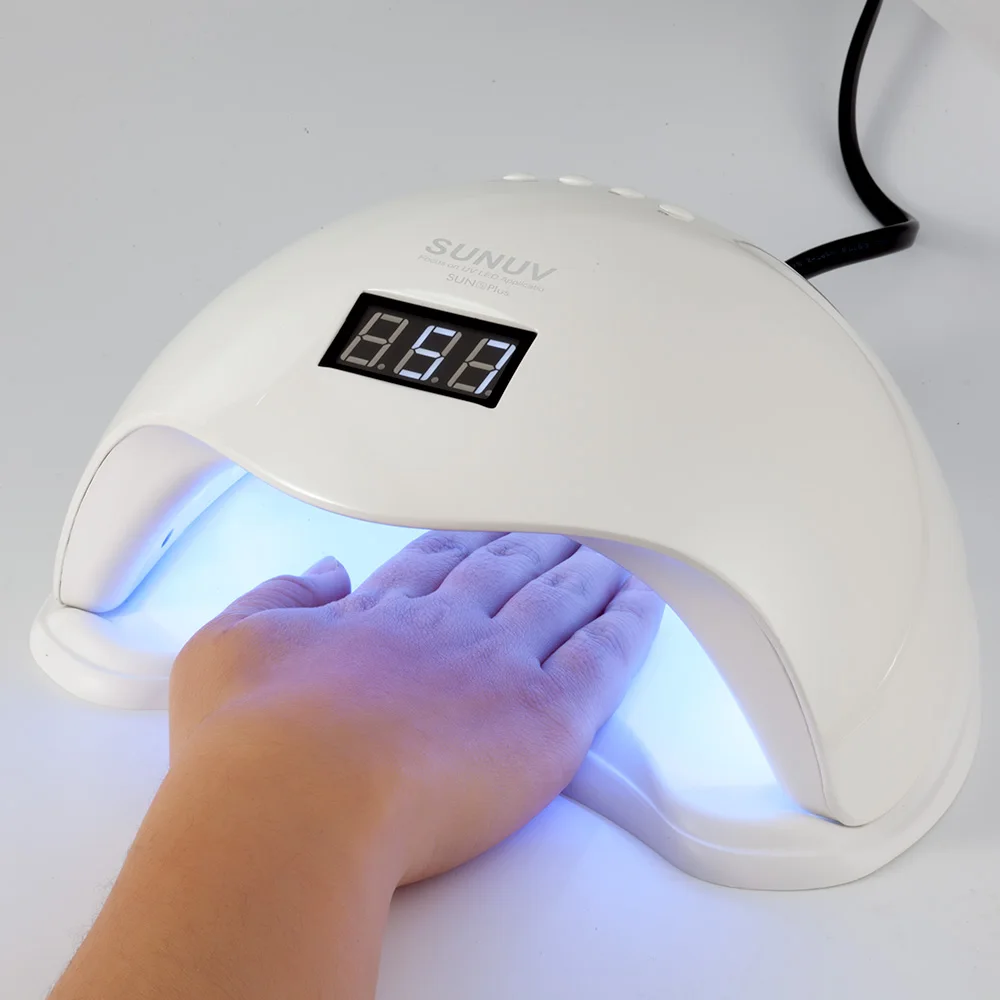 Sunuv SUN5 плюс 48 Вт УФ 36leds ногтей сушилка для все гели Двойной руки Маникюр лампы Авто