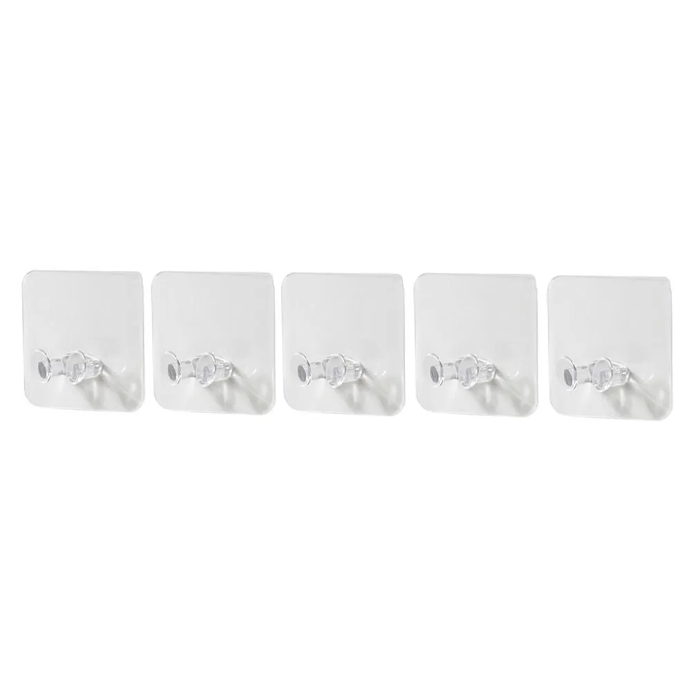 Прозрачный крючок с вилкой 10 шт. настенный крюк для хранения розетка Держатель