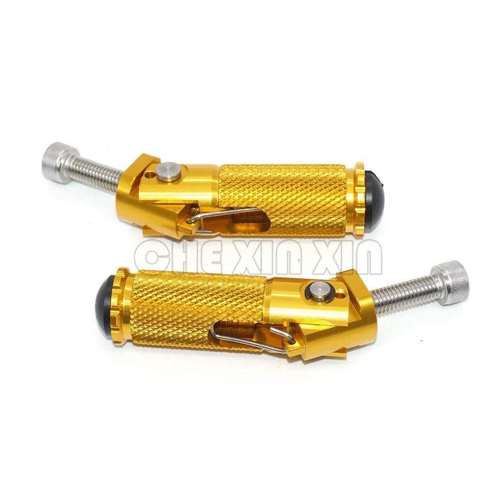 Универсальные алюминиевые складные подножки для мотоцикла с ЧПУ набор задних