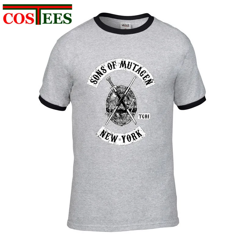 Мужская футболка с принтом сыны мутагена повседневная хипстерская Футболка из